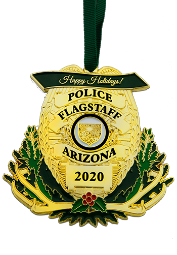 Police Custom Christmas Ornament