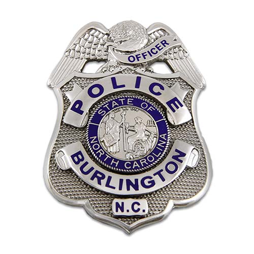 Burlington, NC Police Badge - SymbolArts