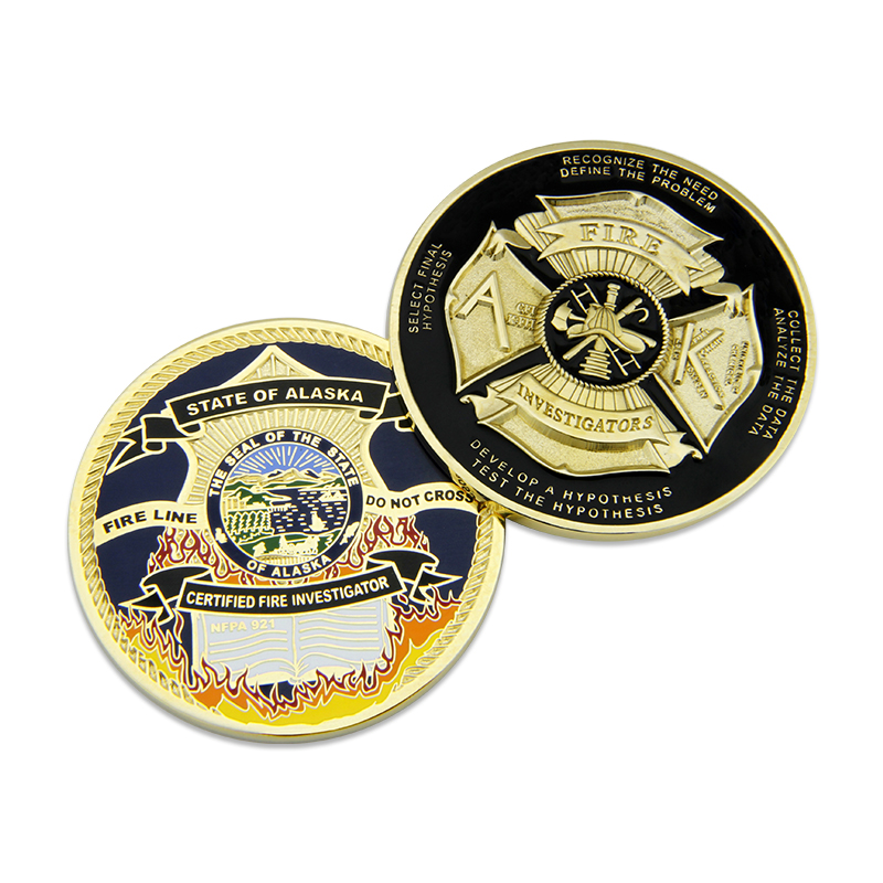 AK Fire Investigators Coin - SymbolArts