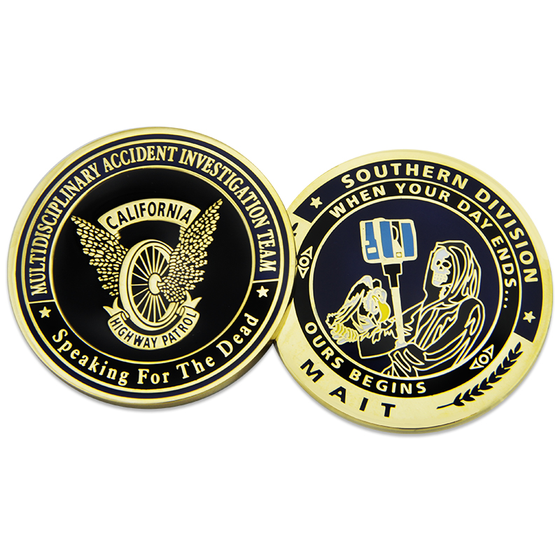 CA Highway Patrol Accident Investigation Team Coin - SymbolArts