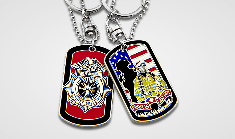 Firefighter Dog Tag SymbolArts