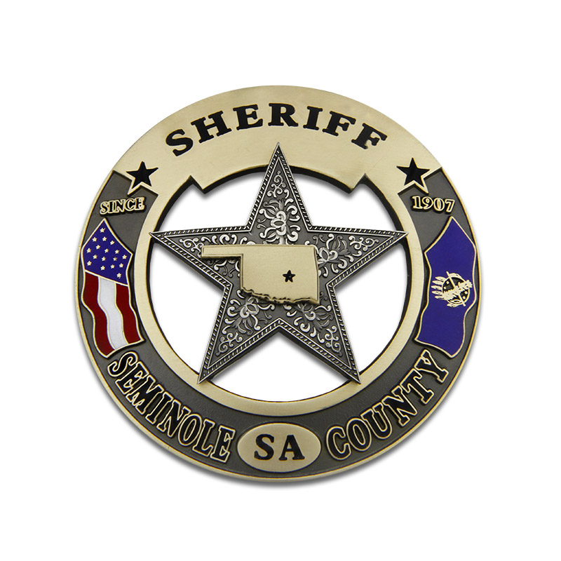 Seminole County, OK Sheriff Badge SymbolArts