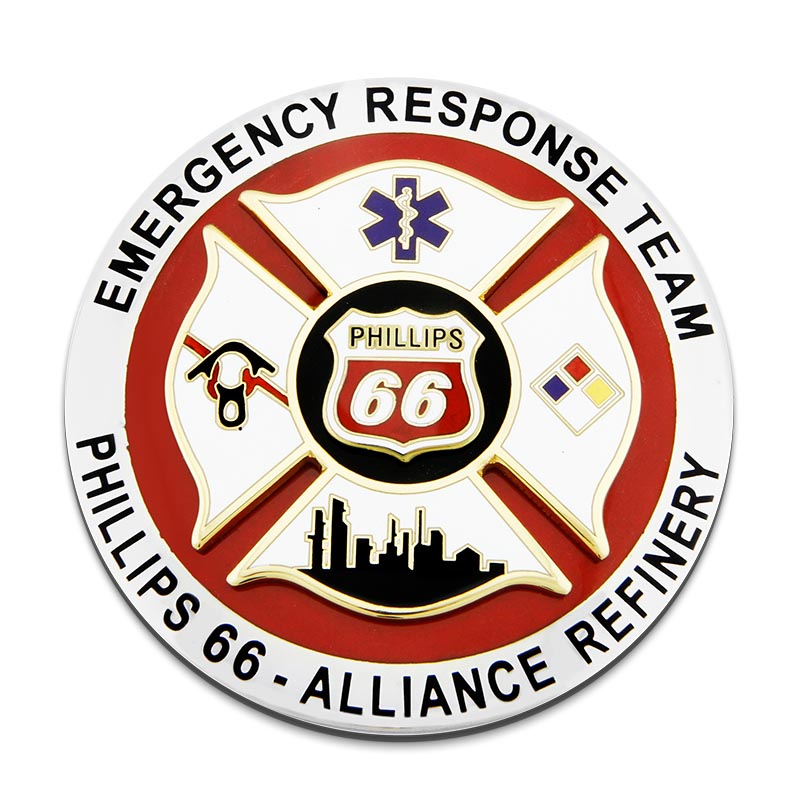 Emergency Response Team Phillips 66 Badge SymbolArts