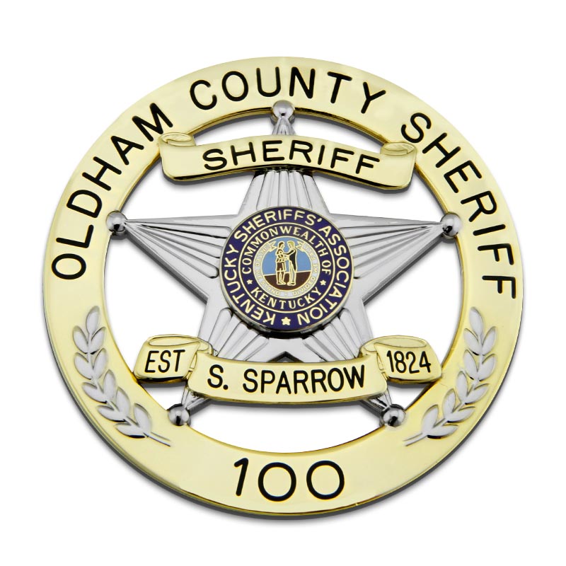 Oldham County, KY Sheriff's Badge SymbolArts