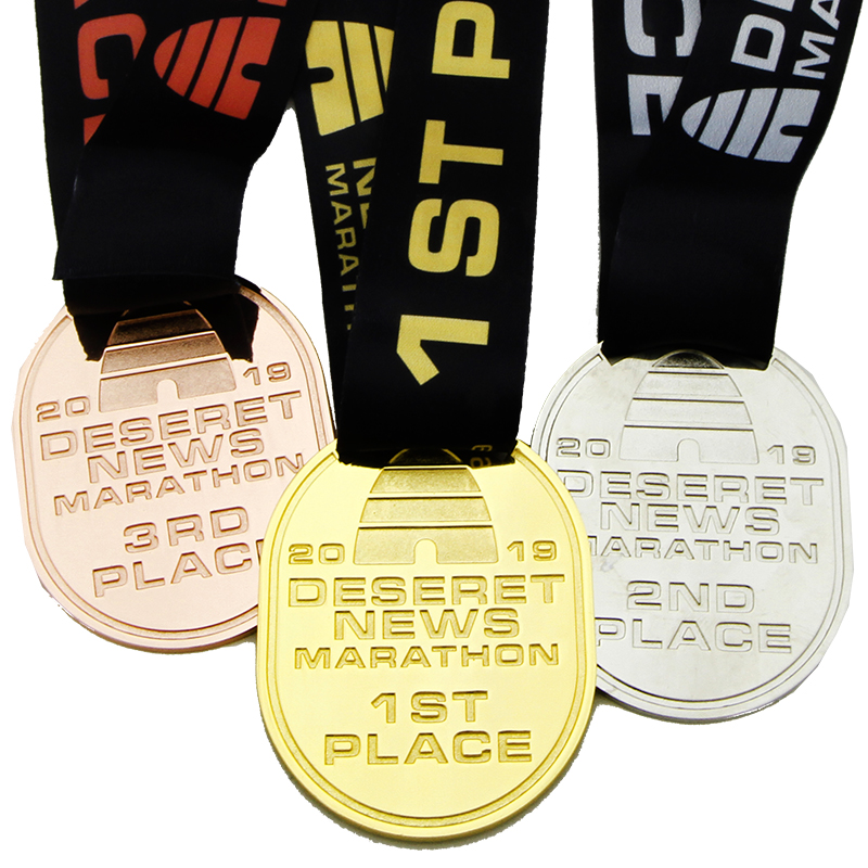 Deseret News Marathon Medals SymbolArts