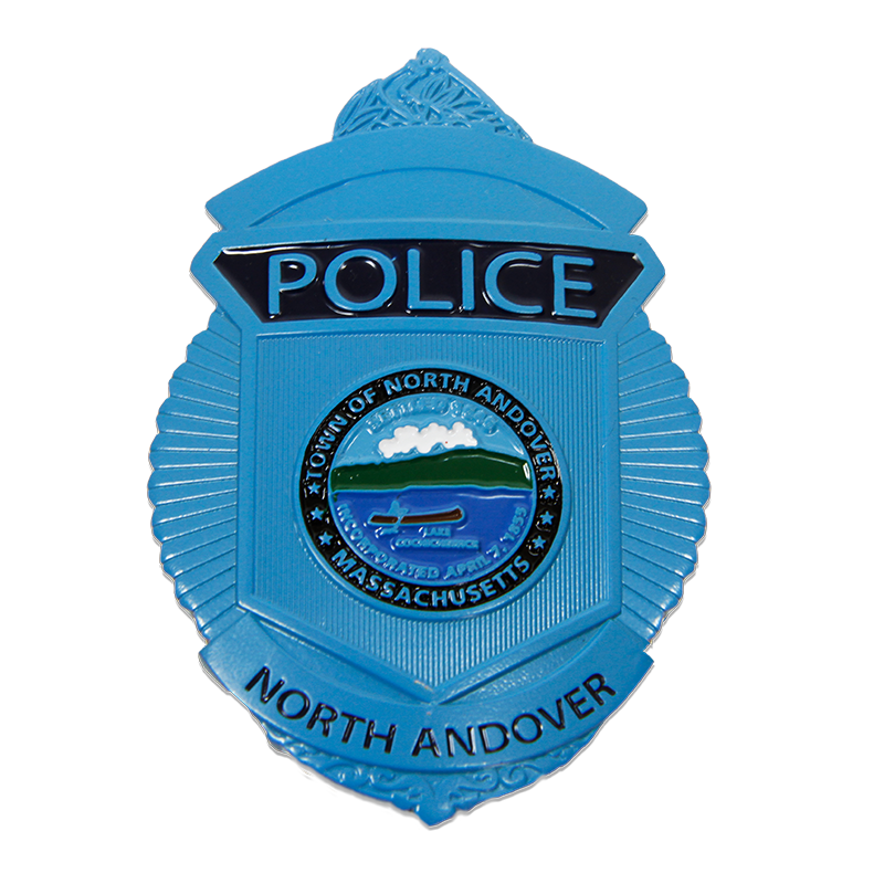 North Andover, MA Police Blue Badge - SymbolArts