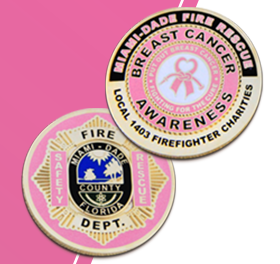 Pink Badges for Breast Cancer Awareness SymbolArts 