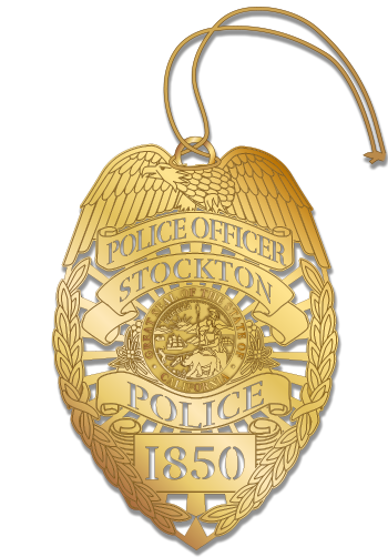 Police Eagle Badge Ornament