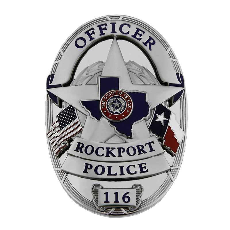 Rockport, TX Police Badge - SymbolArts