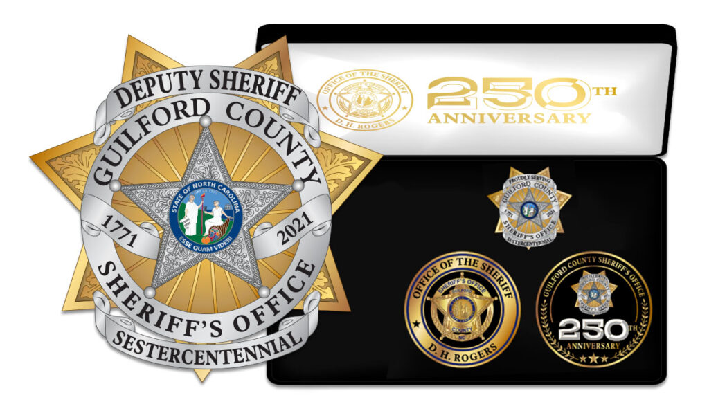 North Carolina, Guilford County Anniversary Badge Set
