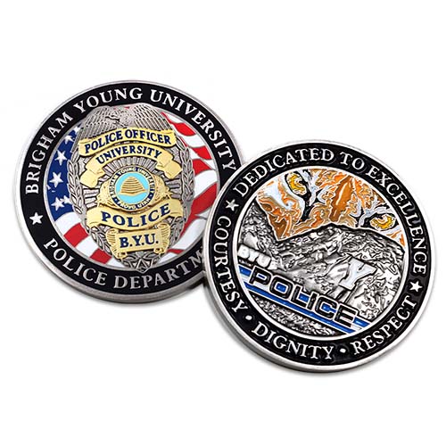 BYU Campus Police Coin - SymbolArts