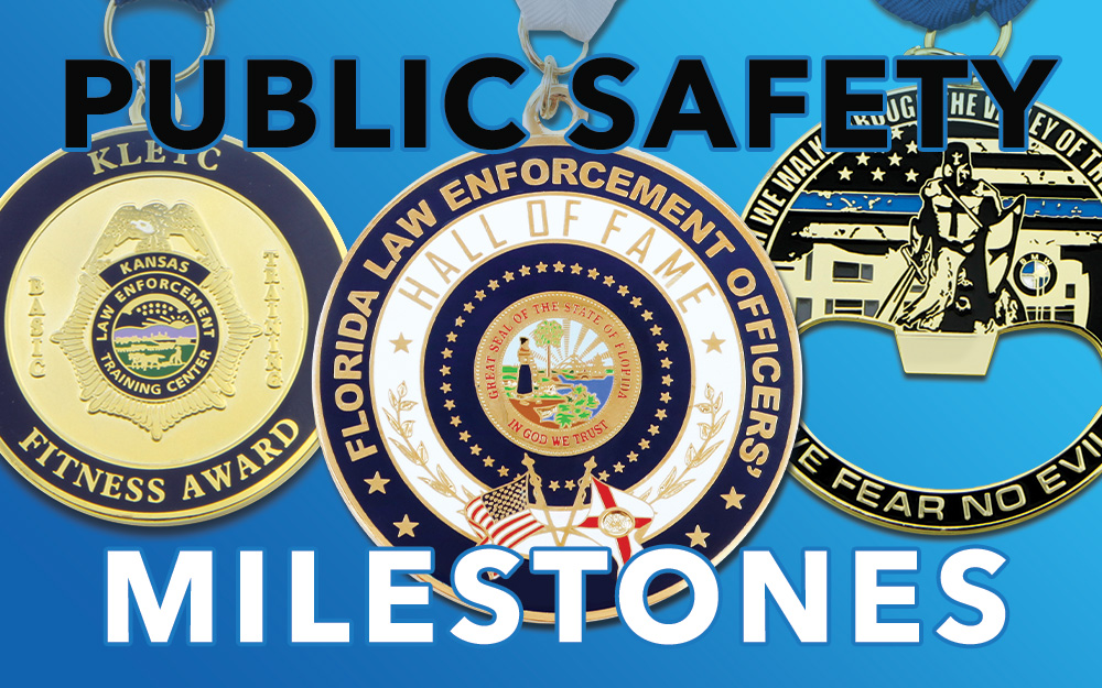 Celebrating Public Safety Milestones with Personalized Medals