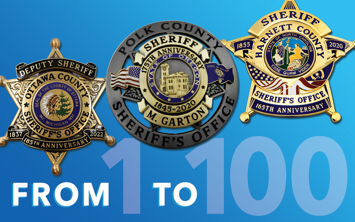 From Year One to Year 100: Custom Badges & Coins for Big Public Safety Anniversaries